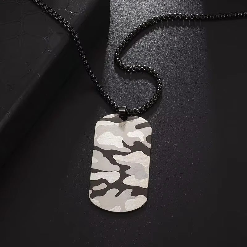 Vintage Punk Weightlifting Plates Barbell Dumbbell Pendant Necklace Fashion Trend Men Fitness Gym Sports Jewelry Gift
