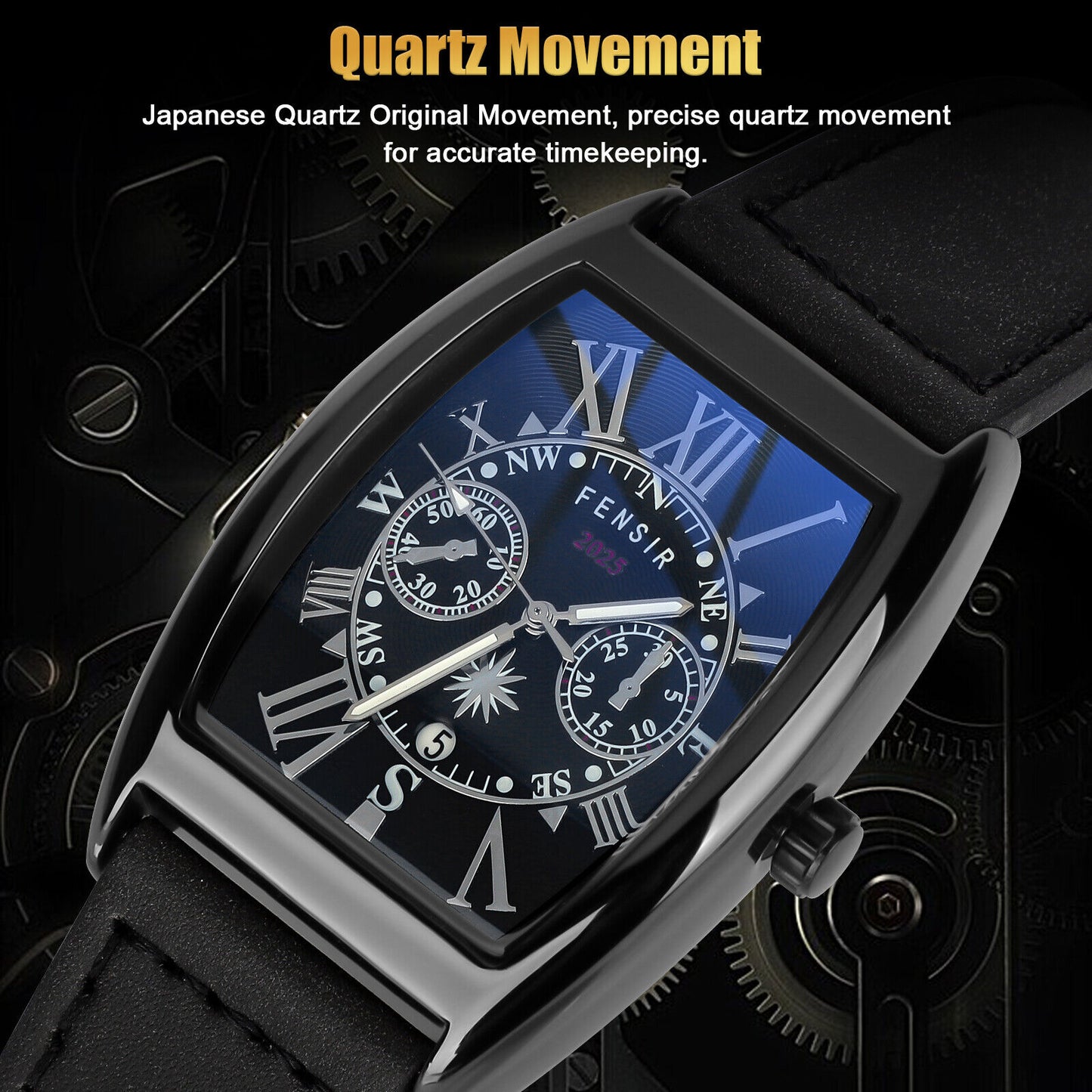Luxury Waterproof Men'S Watch Quartz Business Classic Sports Multifunction Wrist