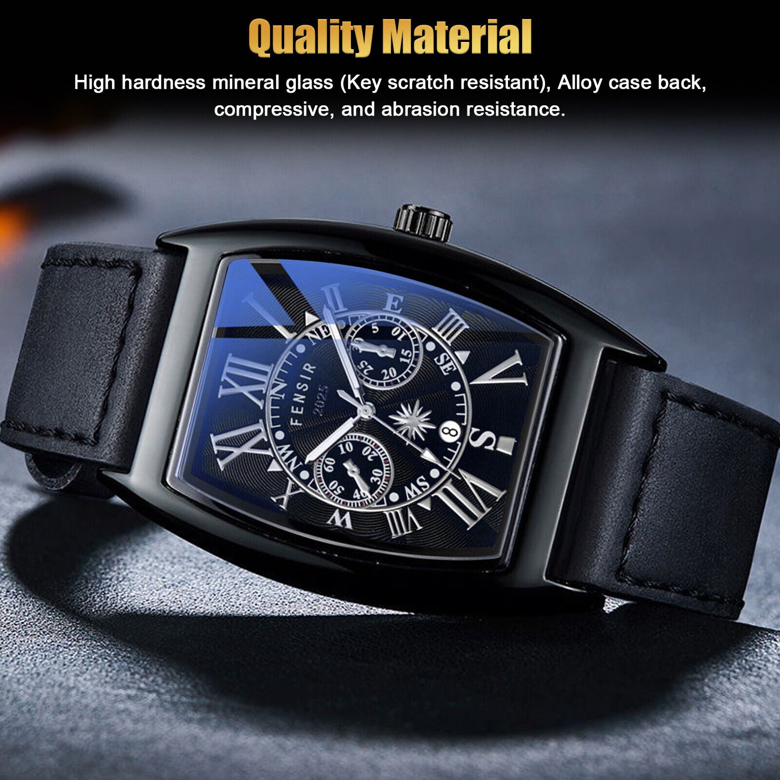 Luxury Waterproof Men'S Watch Quartz Business Classic Sports Multifunction Wrist