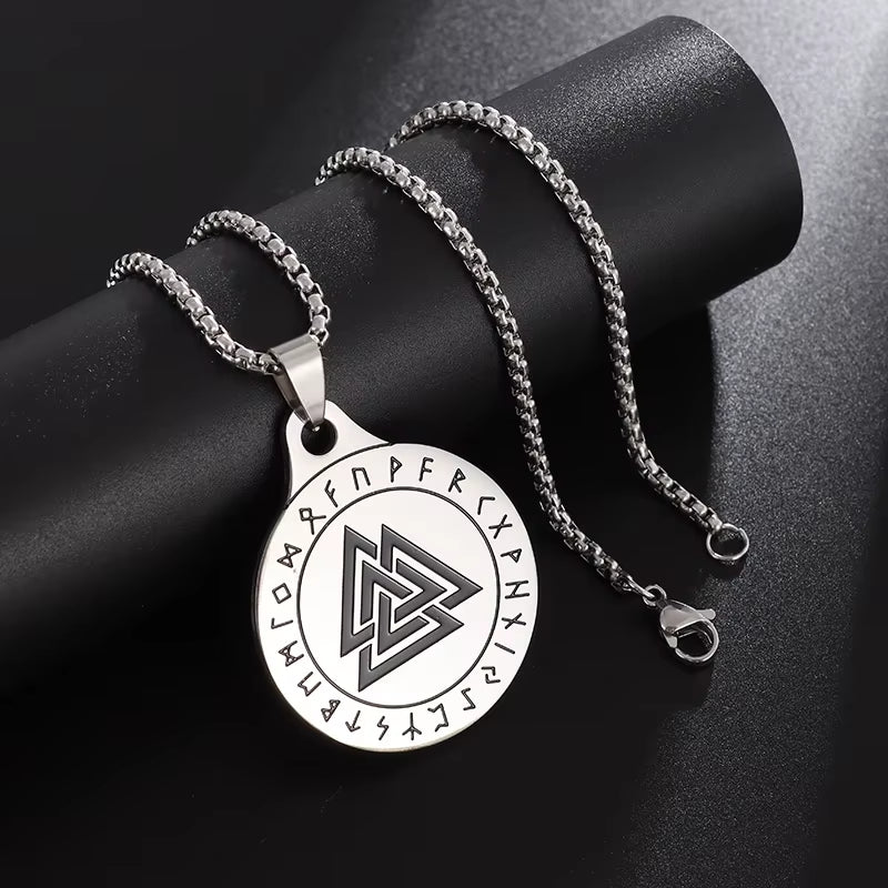 Vintage Punk Weightlifting Plates Barbell Dumbbell Pendant Necklace Fashion Trend Men Fitness Gym Sports Jewelry Gift