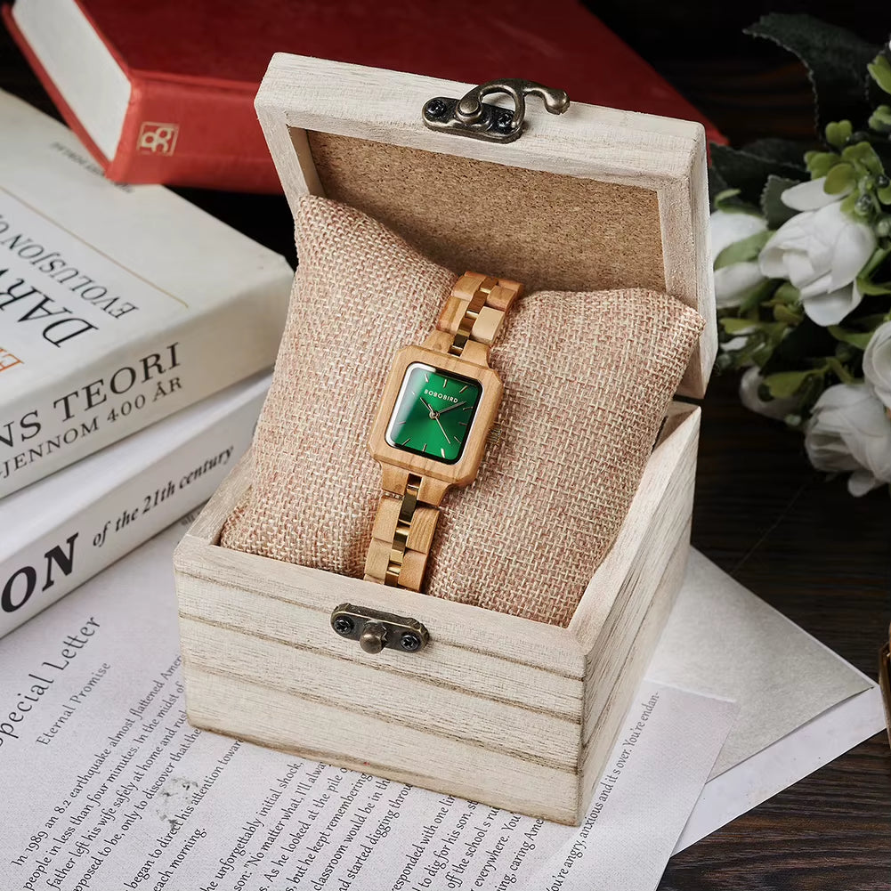 Woman Watch Luxury Women'S Quartz Watch for Women Wristwatch Ladies Watch Female Wrist Watches Wood Timepieces Custom