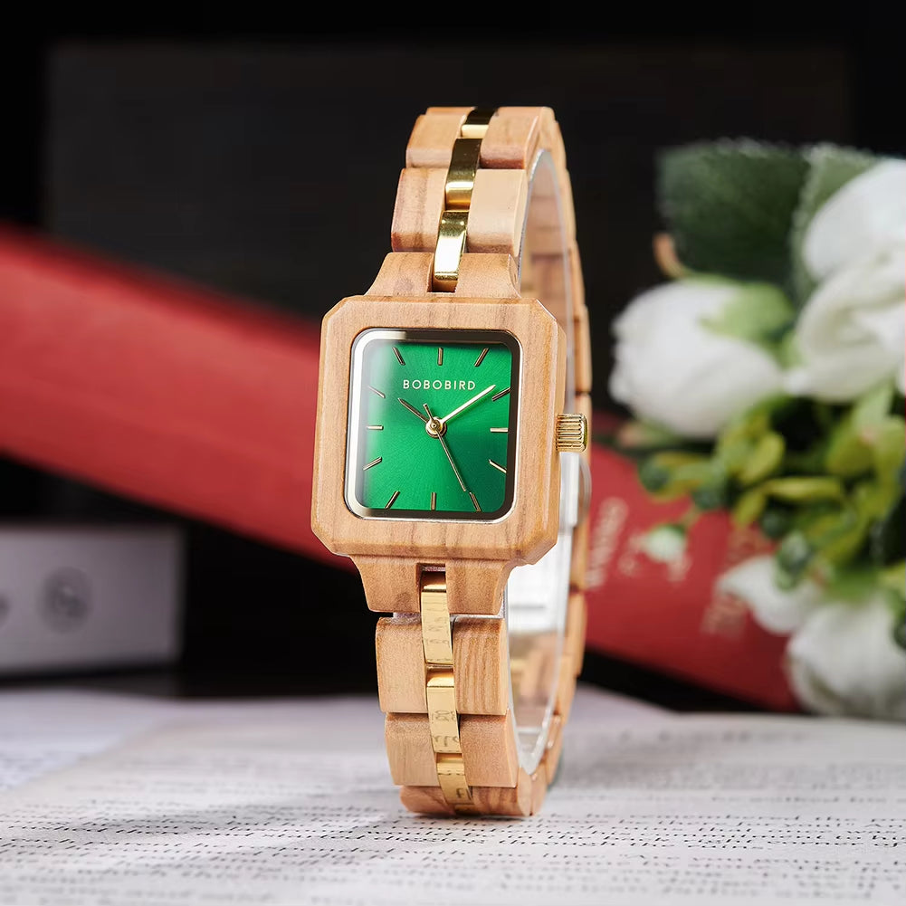 Woman Watch Luxury Women'S Quartz Watch for Women Wristwatch Ladies Watch Female Wrist Watches Wood Timepieces Custom