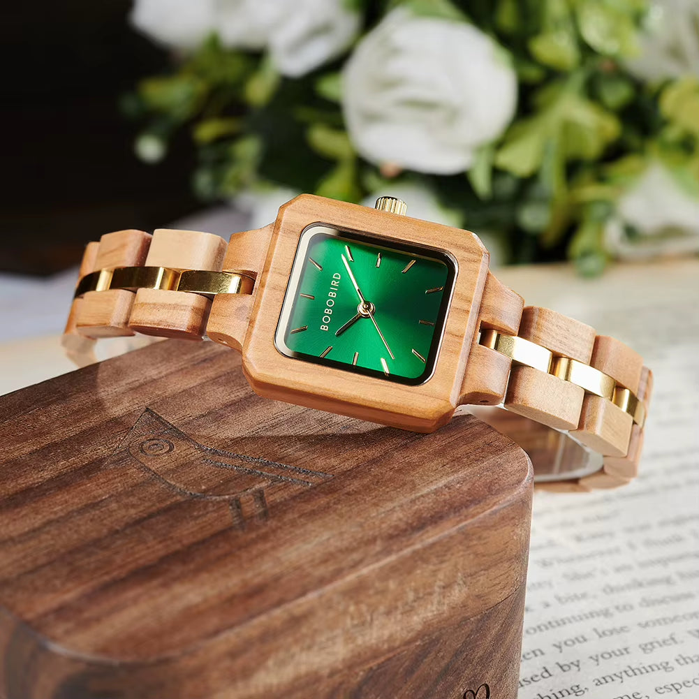 Woman Watch Luxury Women'S Quartz Watch for Women Wristwatch Ladies Watch Female Wrist Watches Wood Timepieces Custom