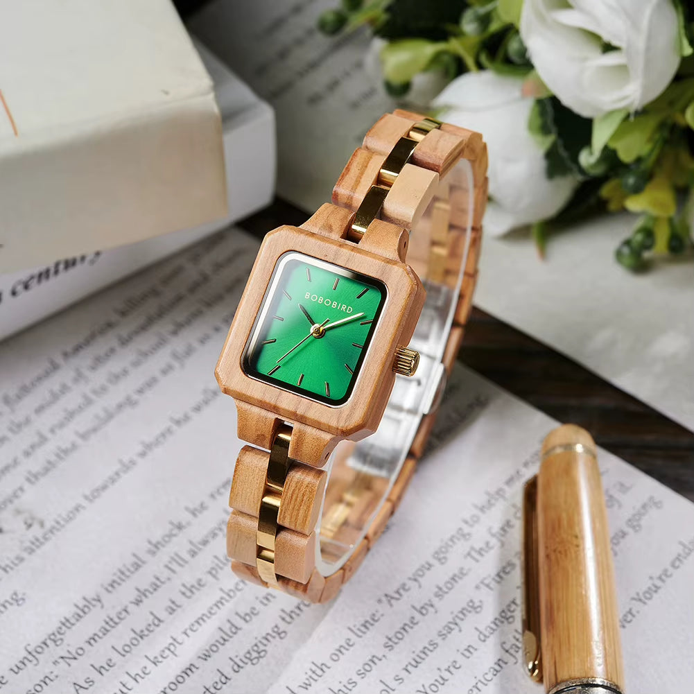 Woman Watch Luxury Women'S Quartz Watch for Women Wristwatch Ladies Watch Female Wrist Watches Wood Timepieces Custom